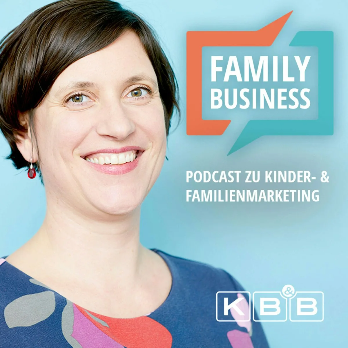 Cover der Podcastfolge FAMILY BUSINESS mit Maite Woköck, Geschäftsführerin und Produzentin von Telescope Animation und Ella Film