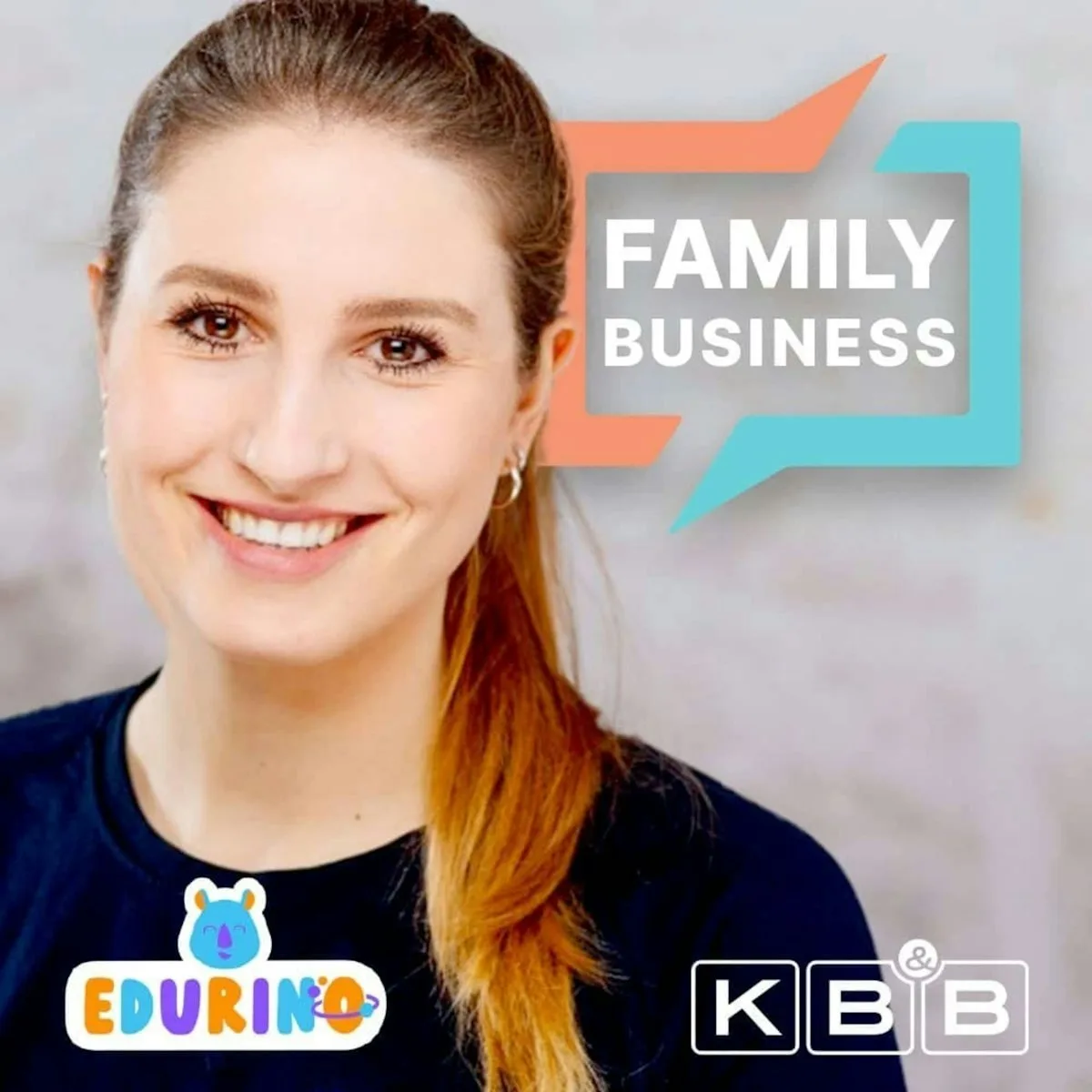 Cover der Podcastfolge FAMILY BUSINESS mit Irene Klemm, Mitgründerin von EDURINO